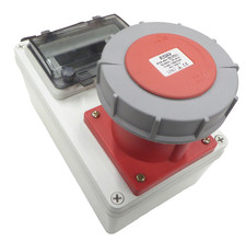 63 Amp 5 Pin Socket With Din