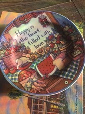 Vintage Heart Songs Plate
