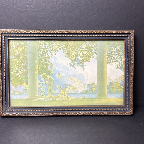 Antique maxfield parrish print - antique,