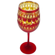  Christmas Wine Glasses with