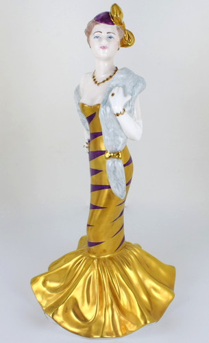 Coalport foxy lady - 'foxy, lady'