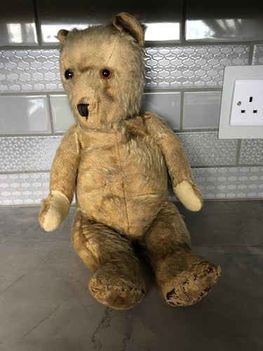 Characterful old antique teddy - characterful,