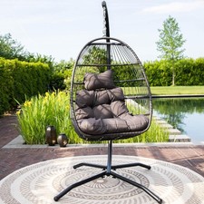 Hanging Rattan Egg Chair With