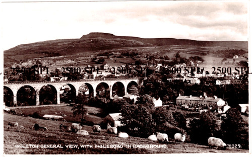 Ingleton postcard yorkshire - postcard,