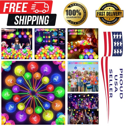 Pack glowing bouncy balls - pack,