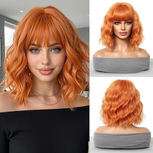 Short wave ginger orange - ginger,