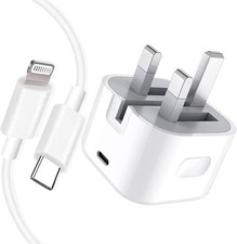 20w Apple iPhone/iPad Charger. Genuine Original Lightening Charger 