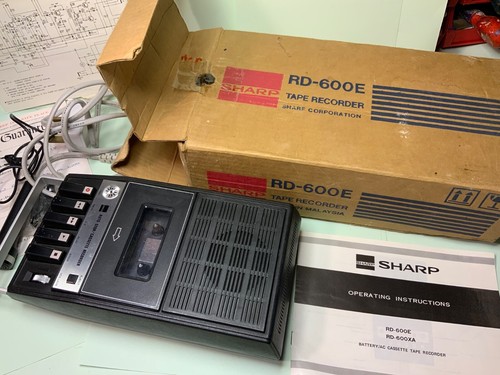 Sharp 600e boxed battery - boxed, battery/ac