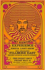Home Wall Art Print - Vintage Concert Gig Poster - JIMI HENDRIX - A4,A3,A2,A1