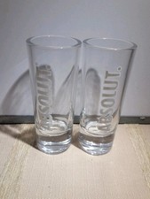 2 X Absolut Vodka Printed Shot