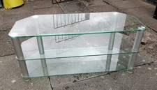 Corner Glass TV Stand