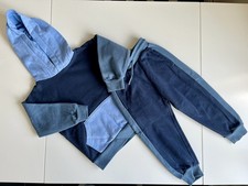 Next Blue Colourblock Hoodie And Jogger Set For Boys Size 3-4 Years