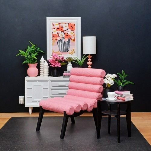Pink chair living room - 🩷pink,