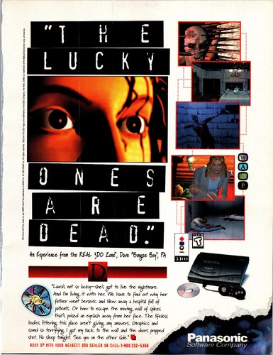 Panasonic 3do game horror - 3do,