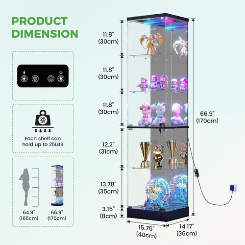 Tier display cabinets - 5,