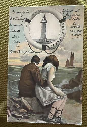 Antique postcard new - postcard, brighton