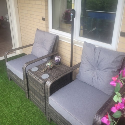 Seater rattan bistro set - bistro,