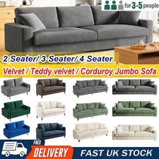 Seater corduroy sofa - seater,