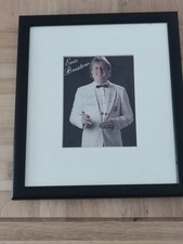 Framed Signed Eric Bristow Picture/Photo Darts Memorabilia