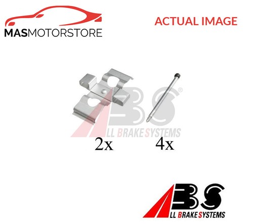 Brake pads fitting kit - fitting,