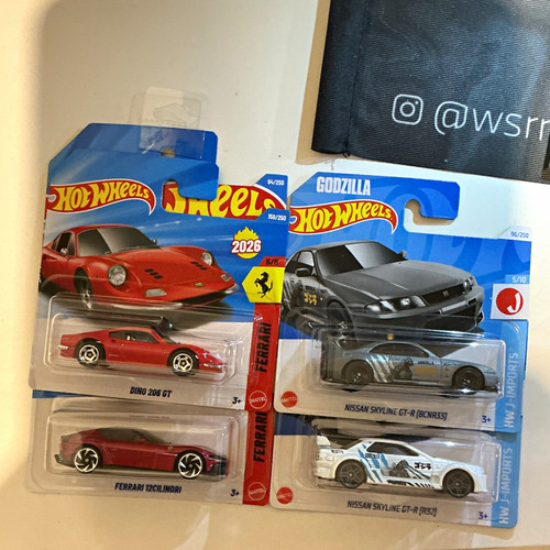 Hot wheels diecast 4 - wheels, 4-car