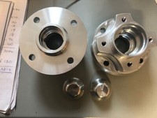 Pair Rix Engineering RS2000 Escort MK 1 / 2 Alloy Front Wheel Hub Standard Track