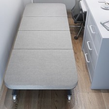 Portable Camping Bed Folding Single Guest Bed Roll Away Office Lunch Break Bed