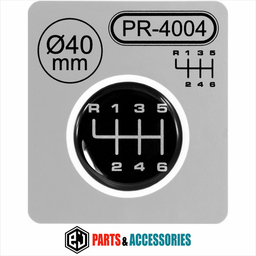 Gear knob shift pattern lever - knob,