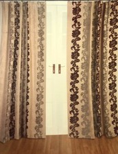 1 pr M&S pencil pleat CHENILLE