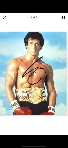 Sylvester stallone signed - sylvester,