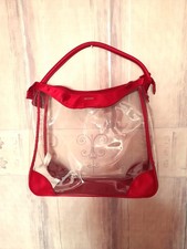 REVLON clear PVC beach bag