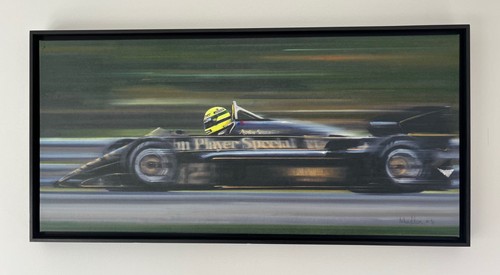 Ayrton senna lotus 97t framed - senna,