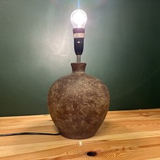 Large Terracotta Table Lamp