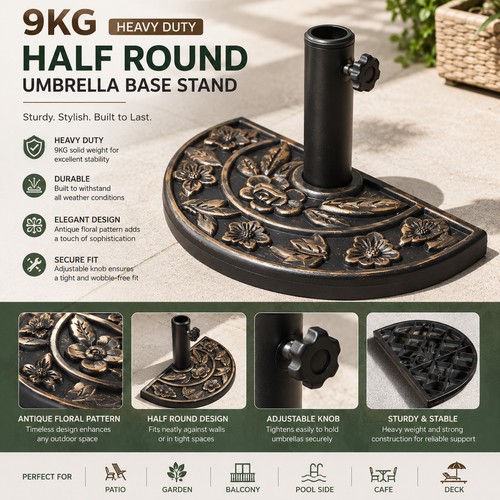 9kg parasol umbrella - 9kg, base