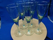 Vintage Champagne flutes pale