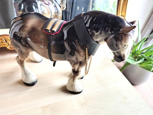 1970s shire horse figurine - horse,