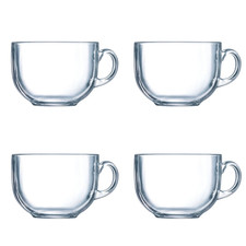 Set of 4 Extra Large  Clear
