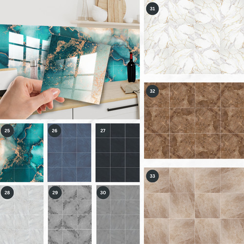 Tile transfers stickers peel - tile,
