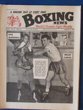 Boxing News Magazine - 27/8/65 - Brian Curvis & Tito Marshall Cover