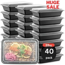 40x 32oz Meal Prep Food