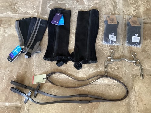 Job lot riding chaps gloves - chaps,