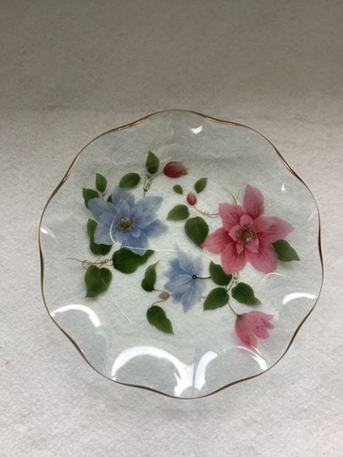 Chance floral glass dish - floral,