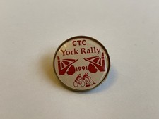 YORK RALLY BADGE CTC 1991