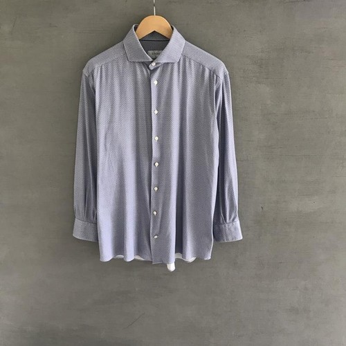Men eton shirt blue cotton - eton,
