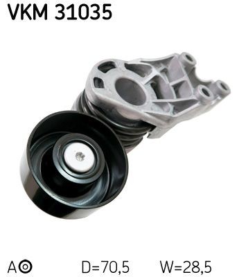 Ribbed belt tensioner skf - v-ribbed,