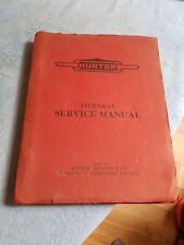 SINGER SM1500 HUNTER SALOON (1948-54) ORIGINAL FACTORY SERVICE WORKSOP MANUAL