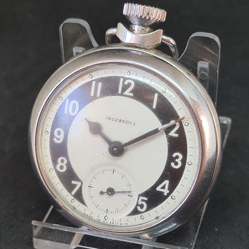 Vintage metal ingersoll pocket - vintage,