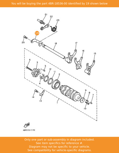 Yamaha stopper shift - stopper,,