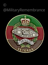 Royal Tank Regiment RTR Veteran Colours Lapel Pin (VET2)