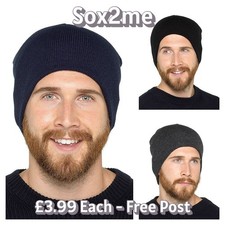 MENS BEANIE HATS THERMAL